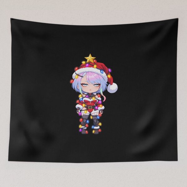 Item preview, Lucy Cyberpunk Edgerunners Christmas Tangled Lights designed and sold by SolenneAzur.