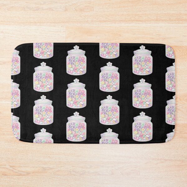 Item preview, Pastel Flower And Sweet Candy Jar Illustration designed and sold by bvdesignart.