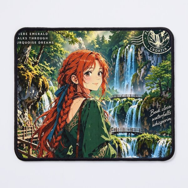 Item preview, Croatia — Plitvice Lakes — Walking Through a Forest of Waterfalls designed and sold by DibujandoPorfa.