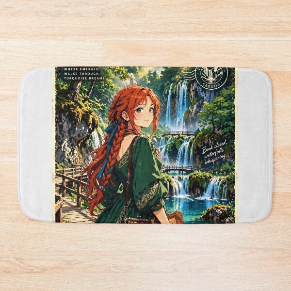 Item preview, Croatia — Plitvice Lakes — Walking Through a Forest of Waterfalls designed and sold by DibujandoPorfa.