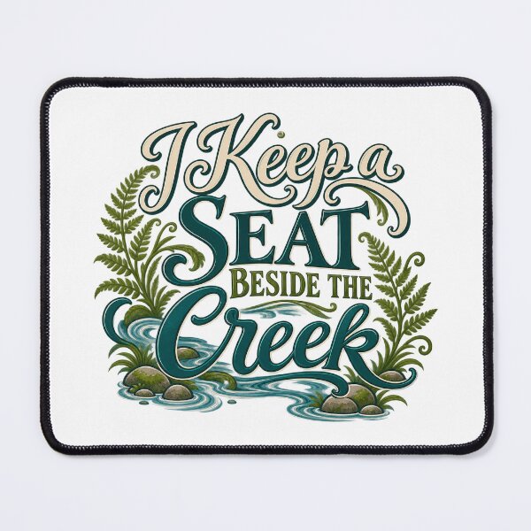 Item preview, A Seat Beside the Creek Decorative Lettering designed and sold by Bikivuno.