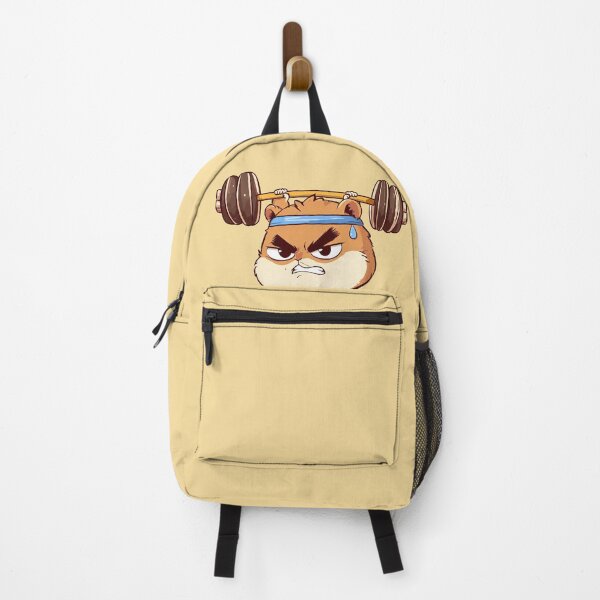 Item preview, Funny Hamster Weightlifter No Pain No Grain designed and sold by Tiny Ambitions.