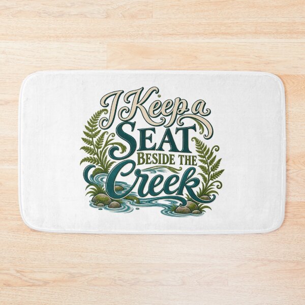 Item preview, A Seat Beside the Creek Decorative Lettering designed and sold by Bikivuno.
