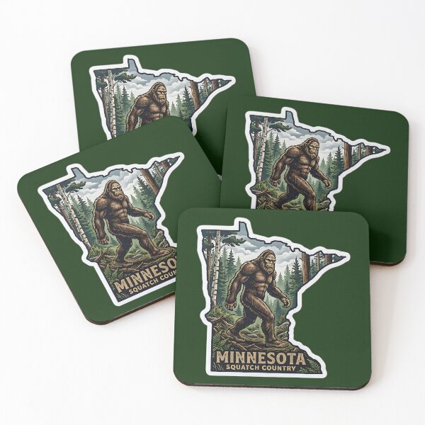 Item preview, Minnesota Squatch Country Bigfoot Sasquatch North Woods designed and sold by FrozenFits.
