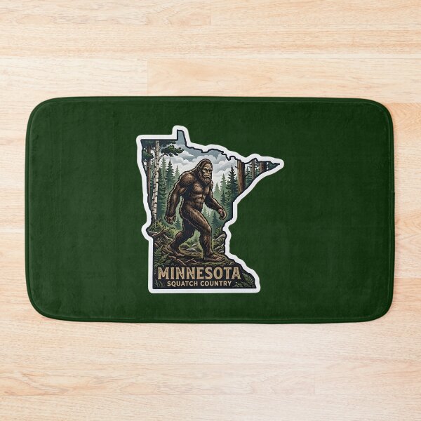 Item preview, Minnesota Squatch Country Bigfoot Sasquatch North Woods designed and sold by FrozenFits.