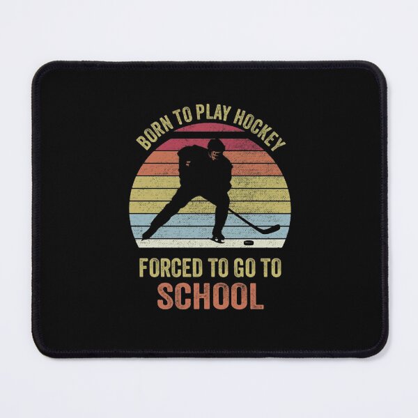 Item preview,  Funny Ice Hockey Player Retro Striped Sunset Slogan designed and sold by UdoPopp.