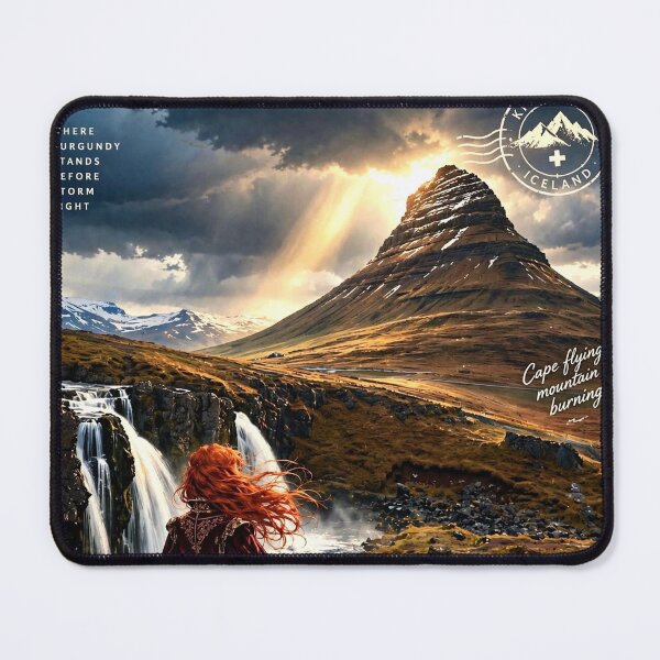 Item preview, Iceland — Kirkjufell — Beneath the Stormy Northern Sky designed and sold by DibujandoPorfa.