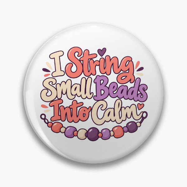 Item preview, Small Beads Into Calm Decorative Craft Letters designed and sold by Bikivuno.