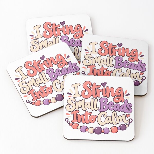 Item preview, Small Beads Into Calm Decorative Craft Letters designed and sold by Bikivuno.