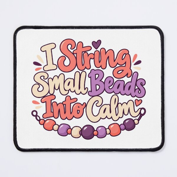 Item preview, Small Beads Into Calm Decorative Craft Letters designed and sold by Bikivuno.