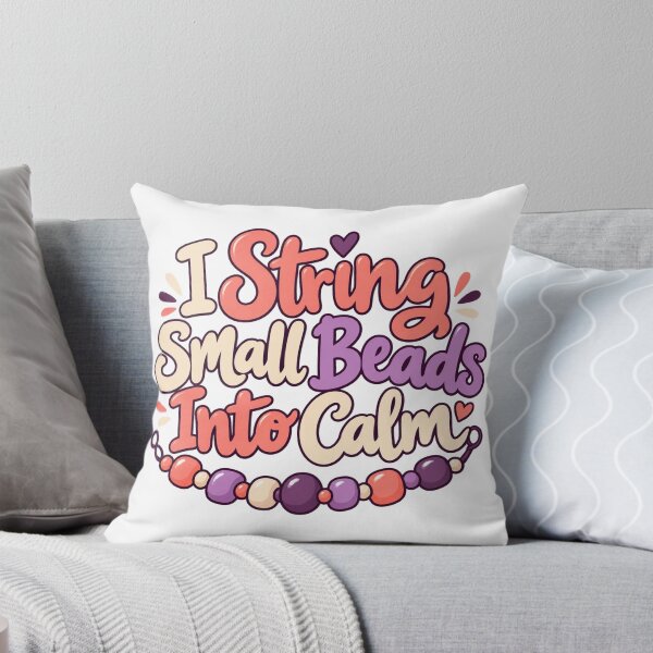 Item preview, Small Beads Into Calm Decorative Craft Letters designed and sold by Bikivuno.