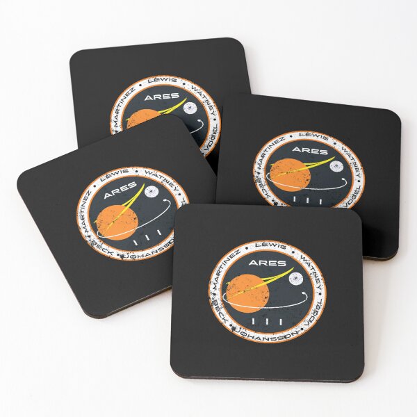 Item preview, Retro Space Mission Circular Badge Planet Orbit Art designed and sold by UdoPopp.
