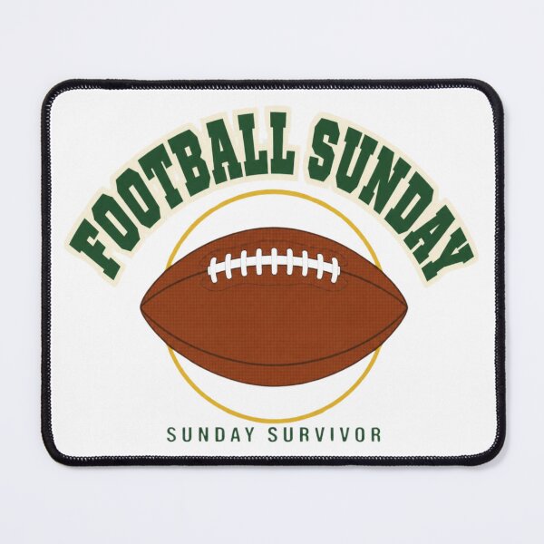 Item preview, Football Sunday Survivor Retro Varsity Football Fan Design designed and sold by The Vault Shop.