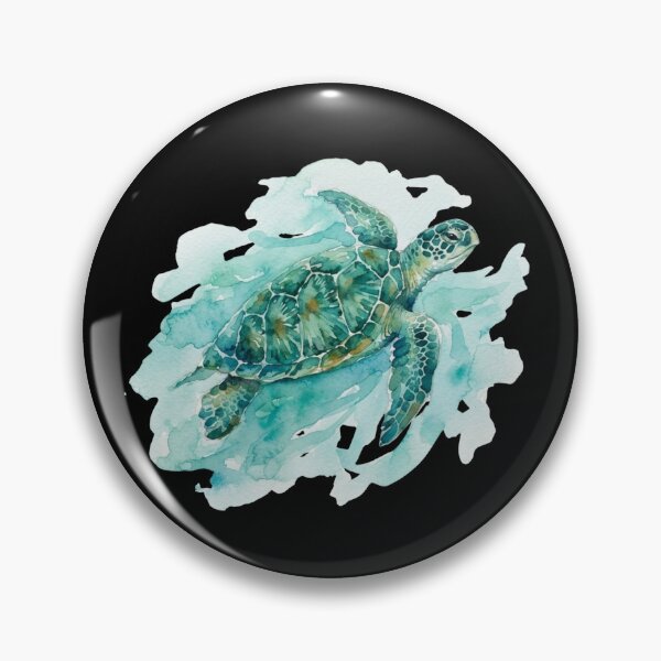 Item preview, Beautiful Watercolor Sea Turtle Ocean Art designed and sold by bvdesignart.