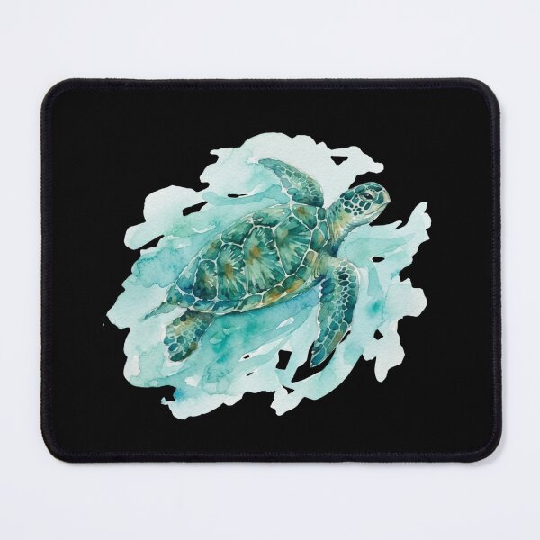 Item preview, Beautiful Watercolor Sea Turtle Ocean Art designed and sold by bvdesignart.