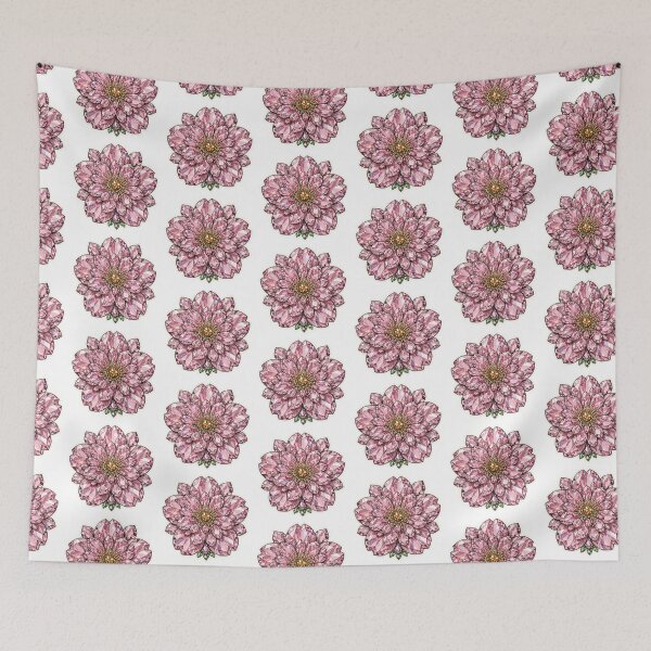 Item preview, Pink Cherry Blossom Crystal Sticker - Rose Quartz Flower designed and sold by FineLineBotanical .