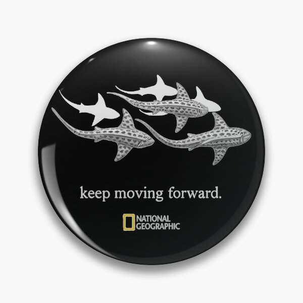 Item preview, National Geographic Sharks Keep Moving Forward Graphic designed and sold by VelourEmber.