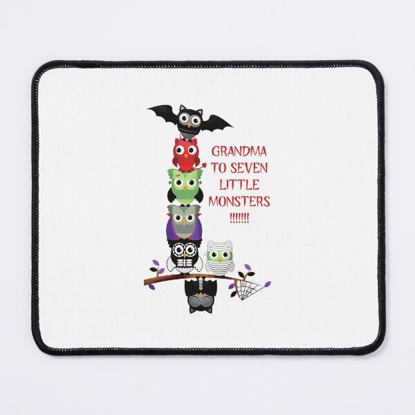 Item preview, Grandma to Seven Little Monsters (on White) designed and sold by PawsitiveMum3.