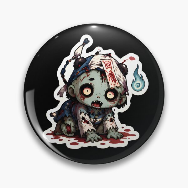 Item preview, Chibi Zombie Baby Crawling with Ghost Fire designed and sold by PreeCha Art & Co..