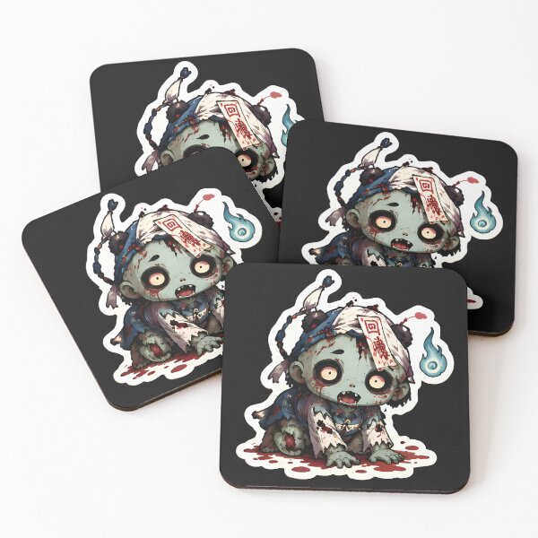 Item preview, Chibi Zombie Baby Crawling with Ghost Fire designed and sold by PreeCha Art & Co..