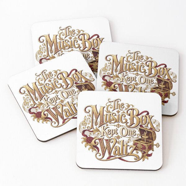 Item preview, Music Box Kept One Waltz Ornamental Lettering designed and sold by Bikivuno.