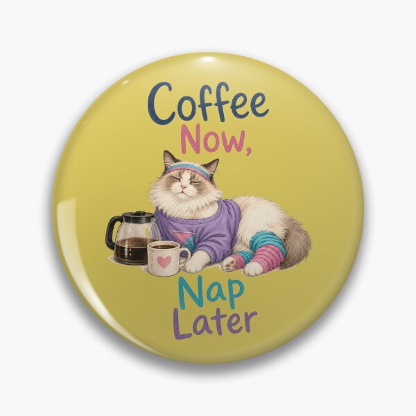 Item preview, Coffee Now Nap Later designed and sold by prettykaler.
