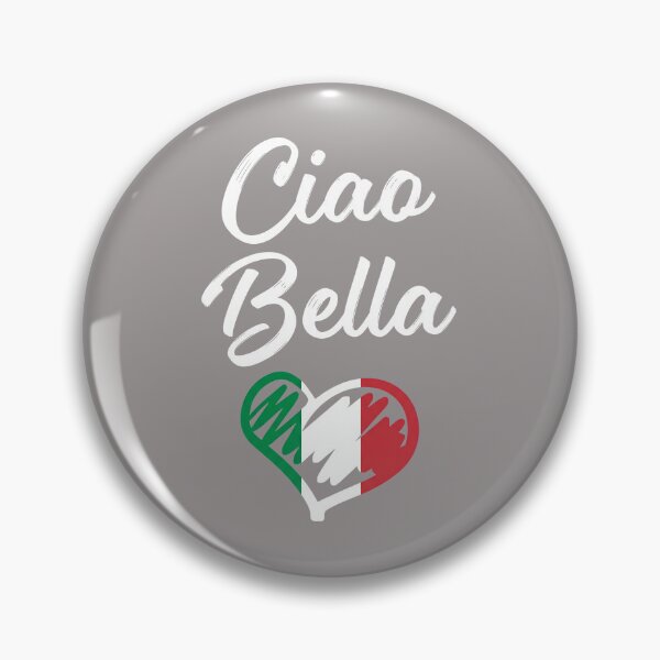 Item preview, Ciao Bella Italian Heart Script Text T-Shirt-21 designed and sold by AnjasSantel.