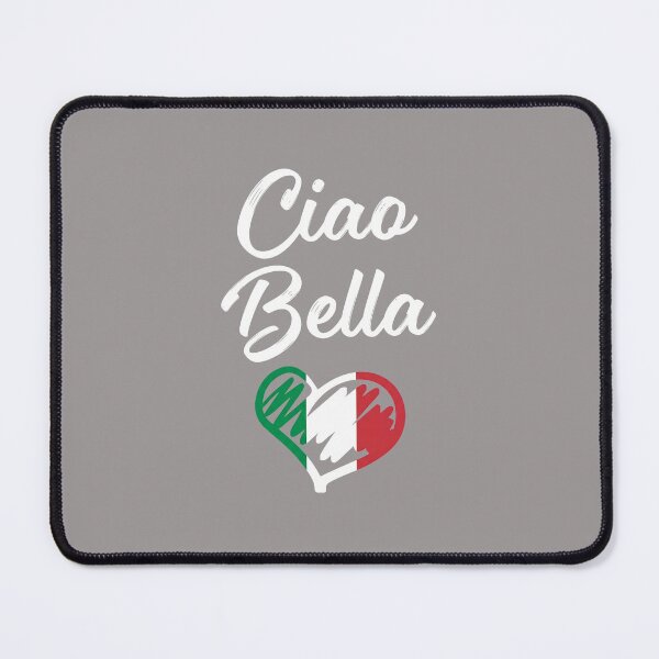 Item preview, Ciao Bella Italian Heart Script Text T-Shirt-21 designed and sold by AnjasSantel.