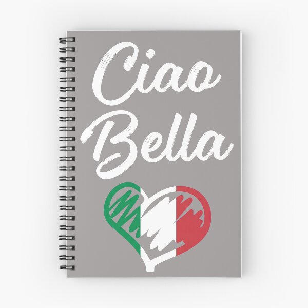 Item preview, Ciao Bella Italian Heart Script Text T-Shirt-21 designed and sold by AnjasSantel.