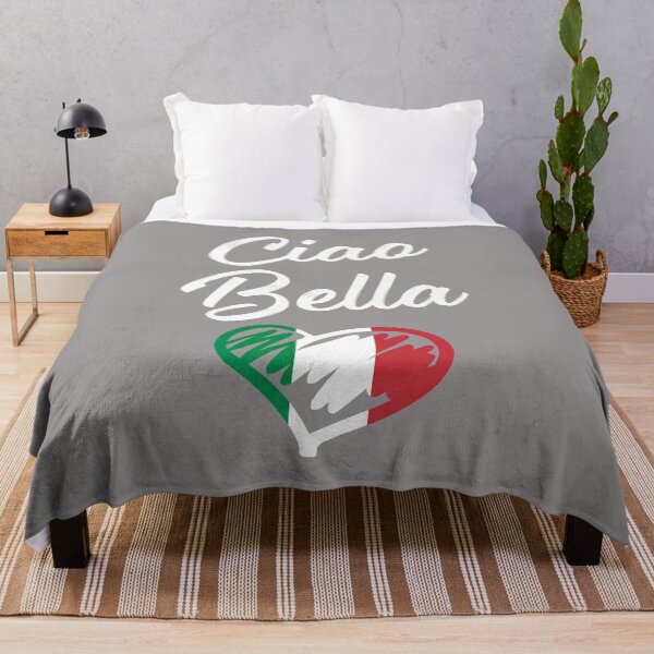 Item preview, Ciao Bella Italian Heart Script Text T-Shirt-21 designed and sold by AnjasSantel.