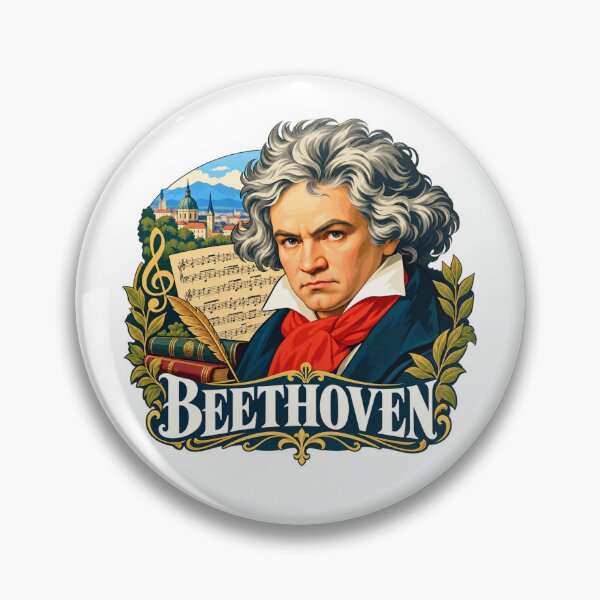 Item preview, Ludwig van Beethoven - Composer Portrait designed and sold by Myra365Art.