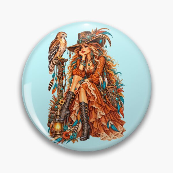 Item preview, The Wanderess of Ember And Turquoise 2 designed and sold by Dawne's Designs.