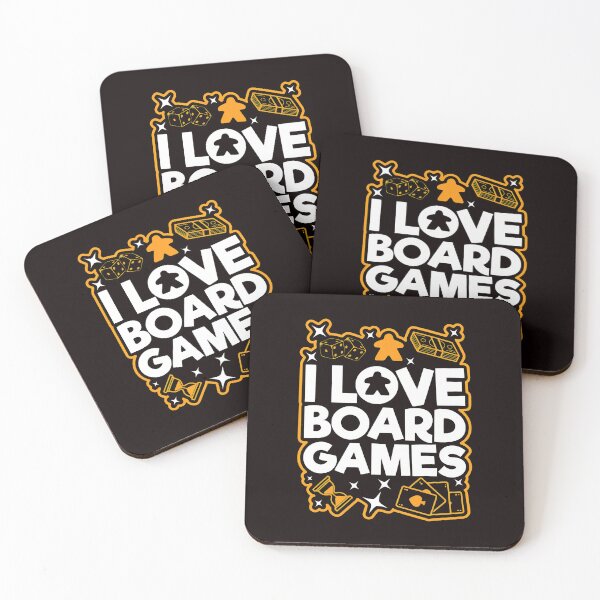 Item preview, I Love Board Games Retro Distressed Gaming designed and sold by ASTRAXO.