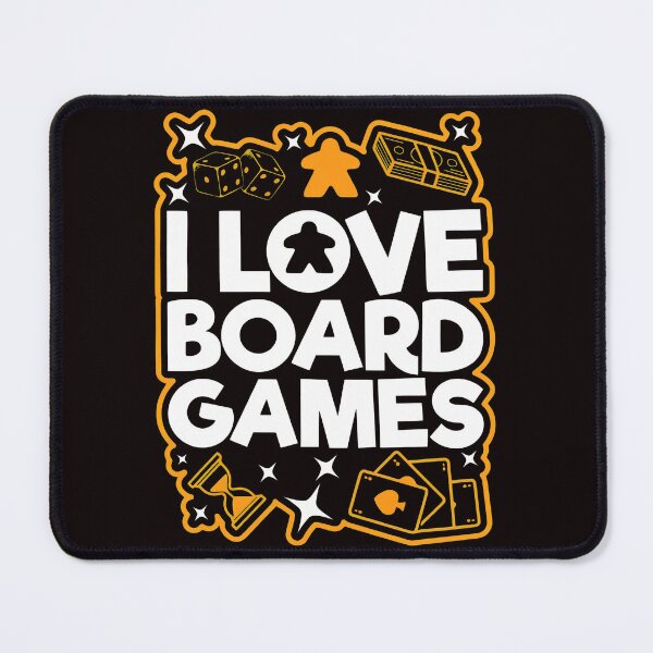 Item preview, I Love Board Games Retro Distressed Gaming designed and sold by ASTRAXO.