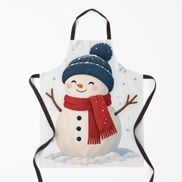 Item preview, Cute Snowman Winter – Cozy Red Scarf Minimalist Snow Art designed and sold by meghnad.