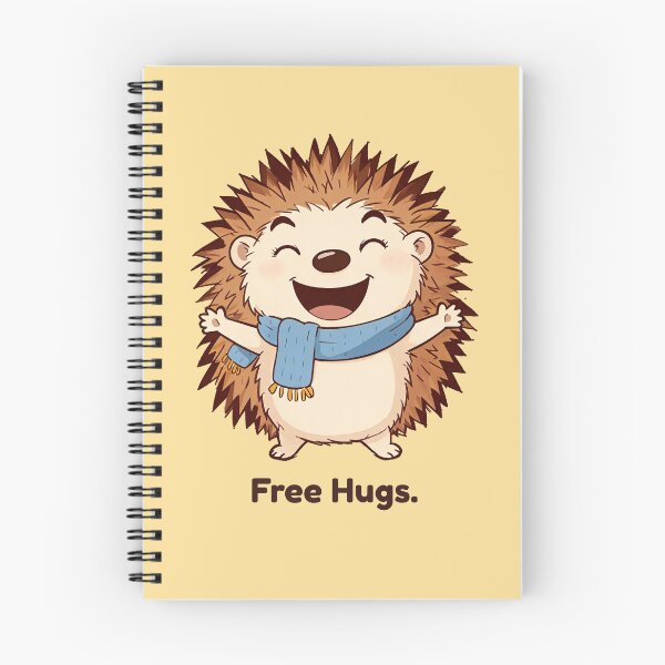 Item preview, Happy Hedgehog Free Hugs Funny Animal designed and sold by Tiny Ambitions.