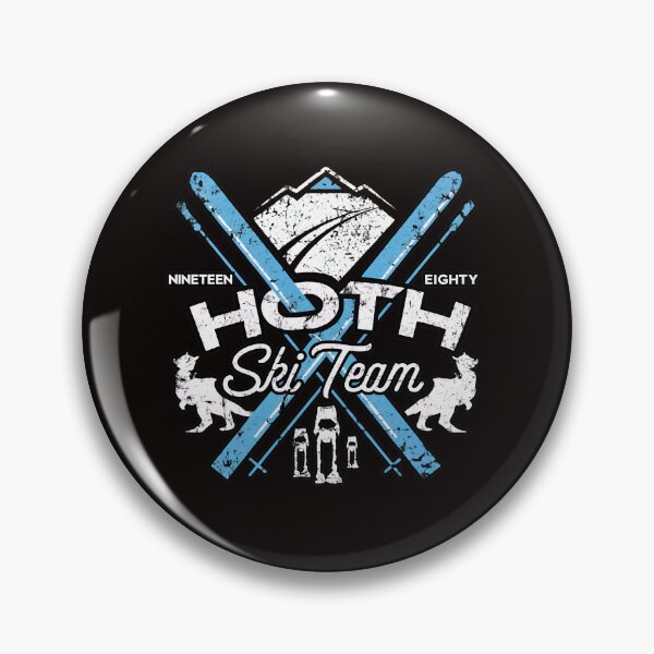 Item preview, Hoth Ski Team Retro Emblem Glitch  designed and sold by ASTRAXO.