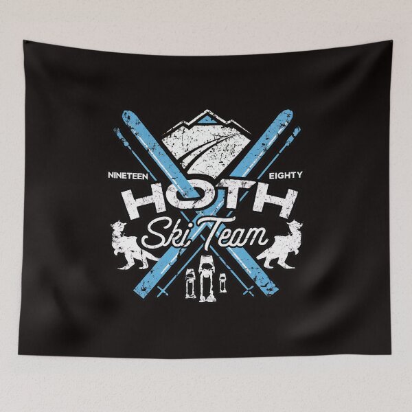 Item preview, Hoth Ski Team Retro Emblem Glitch  designed and sold by ASTRAXO.