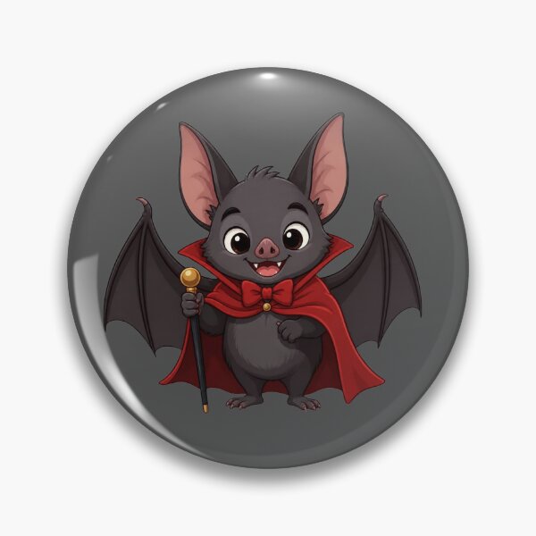 Item preview, Cute Vampire Bat Halloween Illustration designed and sold by All About DigiCraft by Fedelina.