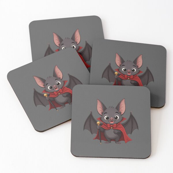 Item preview, Cute Vampire Bat Halloween Illustration designed and sold by All About DigiCraft by Fedelina.