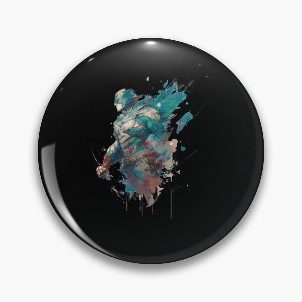 Item preview, Abstract Watercolor Knight Hero Silhouette Splatter Art designed and sold by UdoPopp.