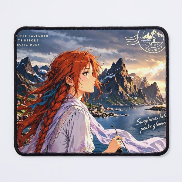 Item preview, Norway — Senja — Lavender Light Over the Arctic Sea designed and sold by DibujandoPorfa.