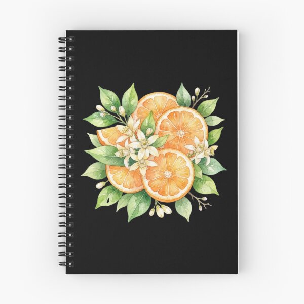 Item preview, Vintage Watercolor Orange Slices And Blossoms Botanical Art designed and sold by bvdesignart.