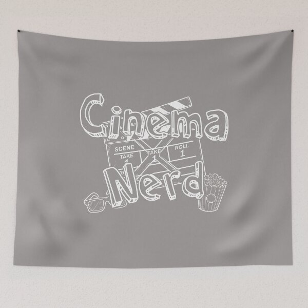 Item preview, Cinema Nerd Hand Drawn Text Design-50 designed and sold by AnjasSantel.