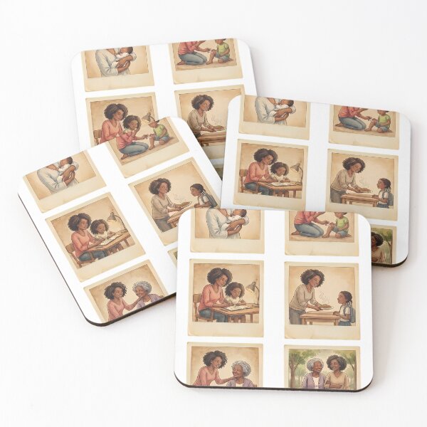 Item preview, Mother and Daughter Love Story - Vintage Watercolor Memories designed and sold by HeloyPinter.