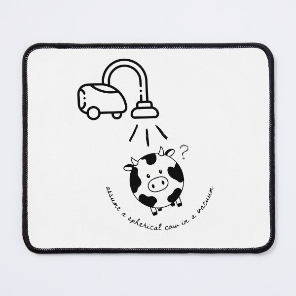 Item preview, Spherical Cow In a Vacuum designed and sold by The Lady Goblin's Goods.