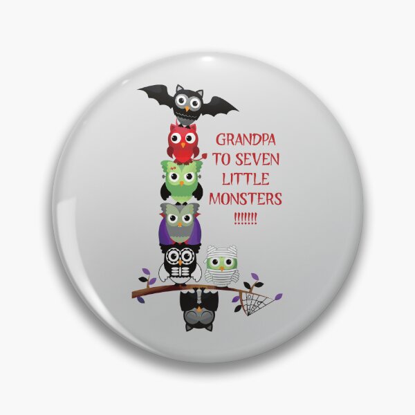 Item preview, Grandpa to Seven Little Monsters (on Lt. Grey) designed and sold by PawsitiveMum3.