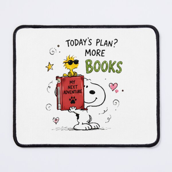 Item preview, Snoopy Reads Bookworm'S Delight Gift designed and sold by Eshat Zaman Munna(Your account ID is: 5776717).
