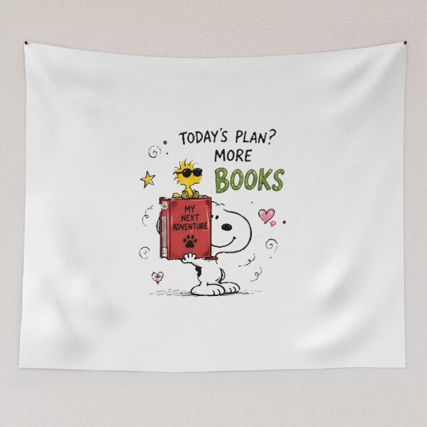 Item preview, Snoopy Reads Bookworm'S Delight Gift designed and sold by Eshat Zaman Munna(Your account ID is: 5776717).