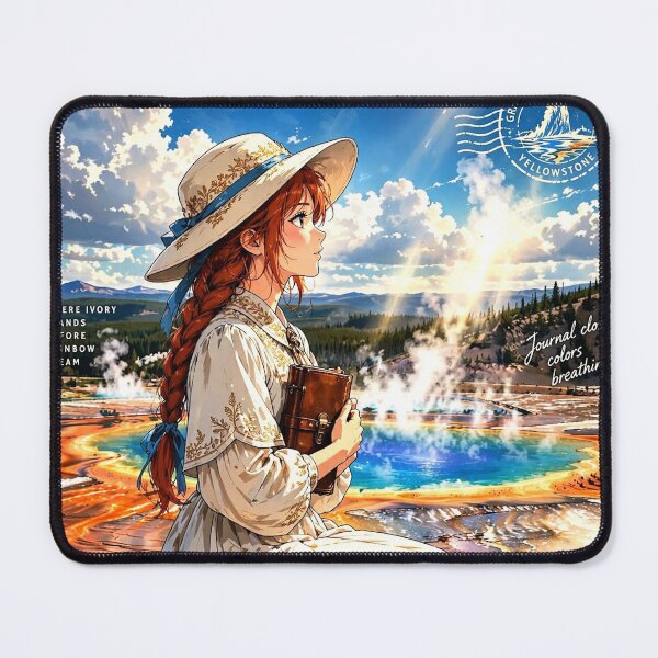 Item preview, United States — Yellowstone — The Colors of the Earth designed and sold by DibujandoPorfa.